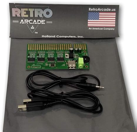 RetroArcade.us USB to Jamma Converter Board, Emulates Gamepad, Interface to 2 USB PC Joystick Jamma Mame