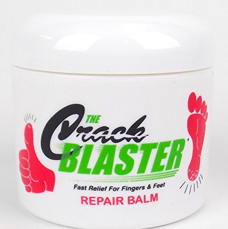 Crack Blaster Repair Balm, Multi-Purpose Dry Skin Balm, Intense Repair Treatment For Cracked Heels, Dry Cracked Hands, Finger and Elbow Treatment, Fragrance-Free Dry Cracked Skin Care