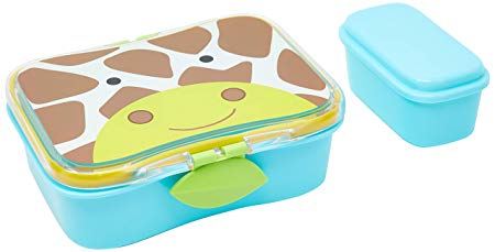 Skip Hop Baby Zoo Little Kid and Toddler Mealtime Lunch Kit Feeding Set, Multi, Jules Giraffe