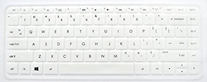 White Keyboard Protector Keypad Cover Skin for HP Split X2 13-m 13-g 13-P 13-a, Envy 14-k 14t-k 14-f 14-e 14-n 14z-n 14-v, HP 248 G1,246 G2,240 G3,340 G2,245 G3 G4,345 G2 Notebook