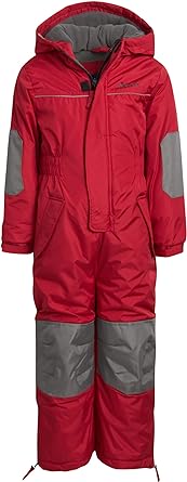 Wippette Boys’ Snowsuit – Waterproof Insulated Fleece Lined Jumpsuit – Winter Pram Snowmobile Ski Suit Coveralls (18M-7)
