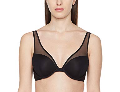 Madeline Kelly Women's Mesh Lightly Lined High Apex T-Shirt Bra