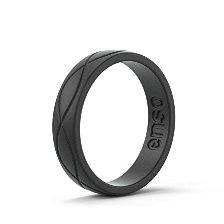 Enso Rings Women's Infinity Silicone Ring | The Premium Fashion Forward Silicone Ring | Hypoallergenic Medical Grade Silicone | Lifetime Quality Guarantee | Commit to What You Love