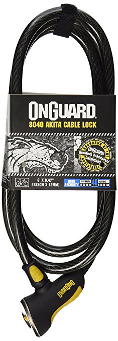 OnGuard 8040 Akita 12mm x 6' Cable Lock