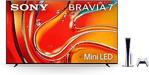 Sony 75 Inch Mini LED QLED 4K Ultra HD TV BRAVIA 7 Smart Google TV & PlayStation 5 Disc Edition Console (Slim)