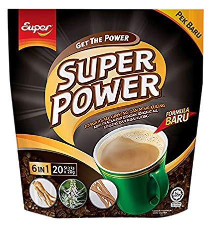 Super Power 6 in 1 Tongkat Ali Ginseng Dan Misai Kucing
