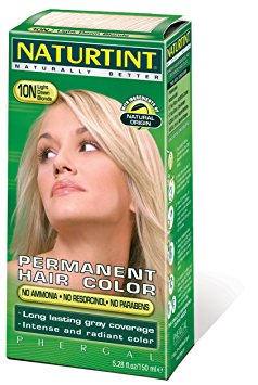 Naturtint, Permanent Hair Color - 10N Light Dawn Blonde, 5.28 fl oz (6-pack)