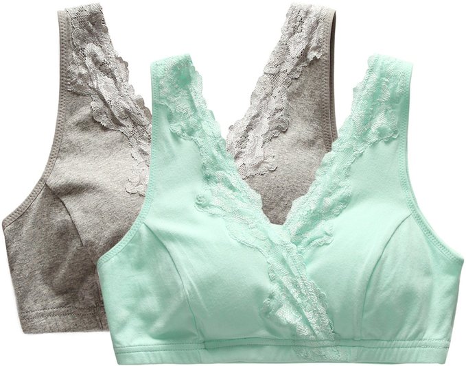 CAKYE Lace Nursing Bra Sleep Tank For Maternity And Breastfeeding