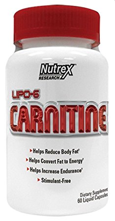 Nutrex Lipo 6 Carnitine, 60 Count