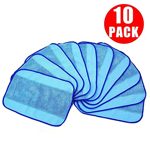 10pcs Wet Microfiber Mopping Cloth LinkStyle Replaceable Mop Pad for iRobot Braava Vacuum Cleaner