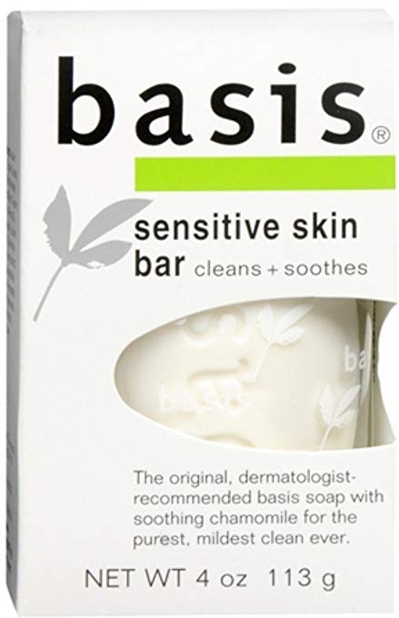 Basis Sensitive Skin Bar 4 oz (Pack of 8)