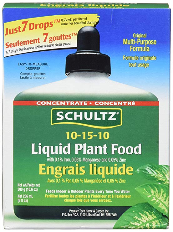 Schultz All Purpose Plant Food 10-15-10, 8 fl oz. 1012