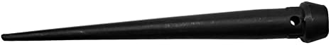 Klein Tools 3256 Broad-Head Bull Pin Made of Forged, Heat-Treaded Steel With Black Finish, 1-1/16-Inch