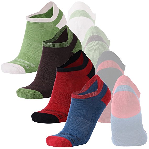 Running Socks Low Cut 3street Unisex Athletic Comfort No-Show Short Socks 1/4/6 Pairs