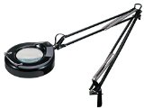 V-LIGHT Full Spectrum Natural Daylight Effect Heavy-Duty Magnifier Lamp with Metal Clamp Black VS103B