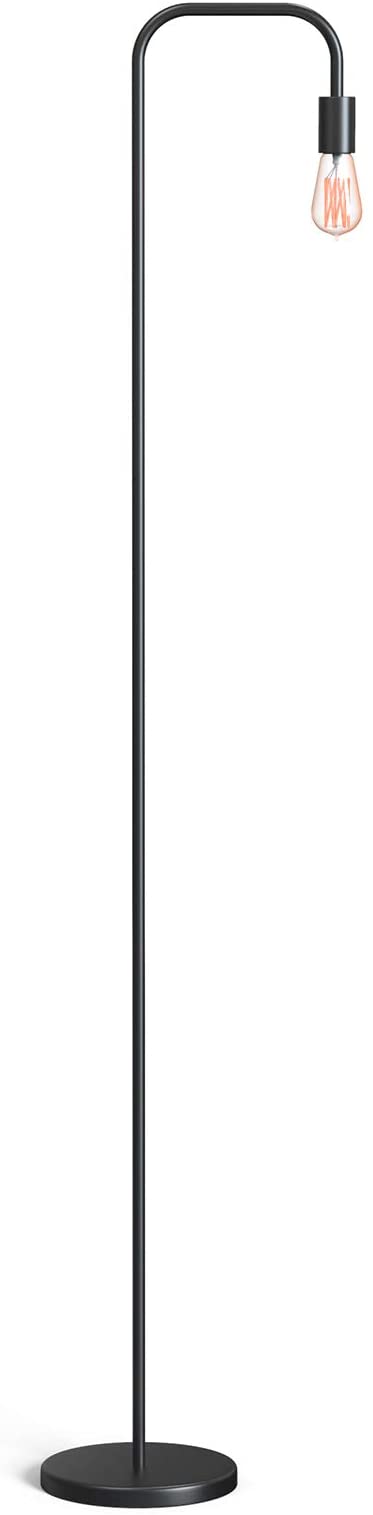 TECKIN Industrial Floor Lamp for Living Room, Metal Minimalist Boho Decor Lamp, 70" Standing Lamp, LED Floor Lamps for Bedroom Reading Office, ETL Listed, E26/E27 Socket