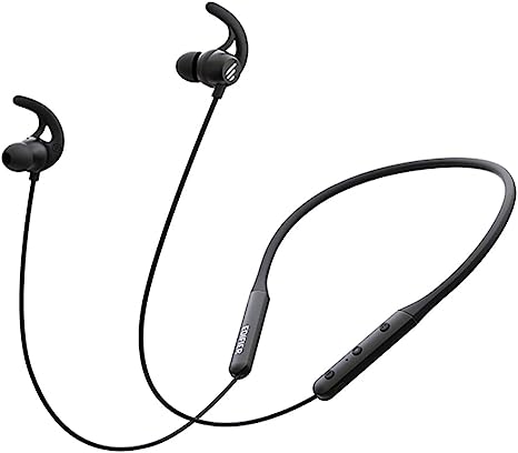 Edifier Neckband Earphones Wireless, Bluetooth Neckband Headphones Wireless Earbuds Neckband with Mic, Active Noise Cancelling, 13Hrs Playtime,IP55 Waterproof Stereo Earphones for Gym Running