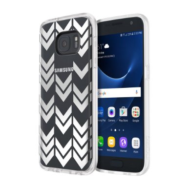 Samsung Galaxy S7 case, Incipio Isla, [Design Series] Scratch-Resistant Translucent Shock-Absorbing Cover  - Silver