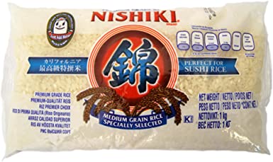 Nishiki Premium Grade Sushi Rice 1 kg (Pack of 1)