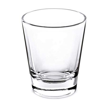 Shot Glasses Whiskey Glass Set - Clear Heavy Base 1.5 Oz - 4 Pack