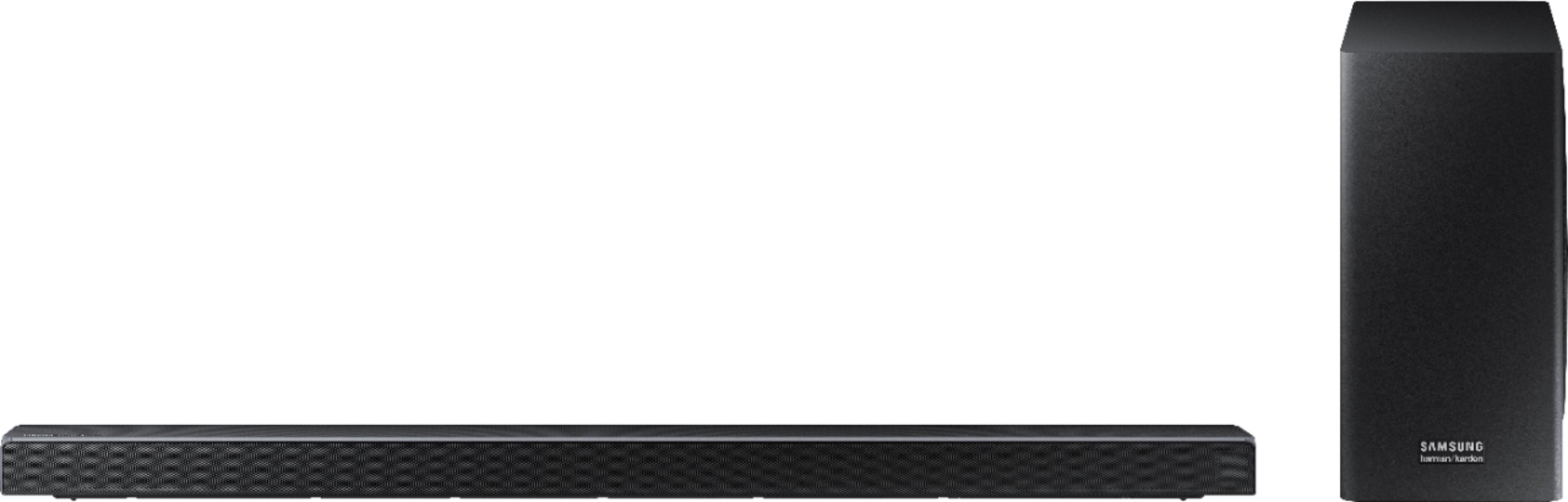 Samsung Harman Kardon - 3.1.2-Channel 330W Soundbar with 8" Wireless Subwoofer and Dolby Atmos - Slate Black + Carbon Silver