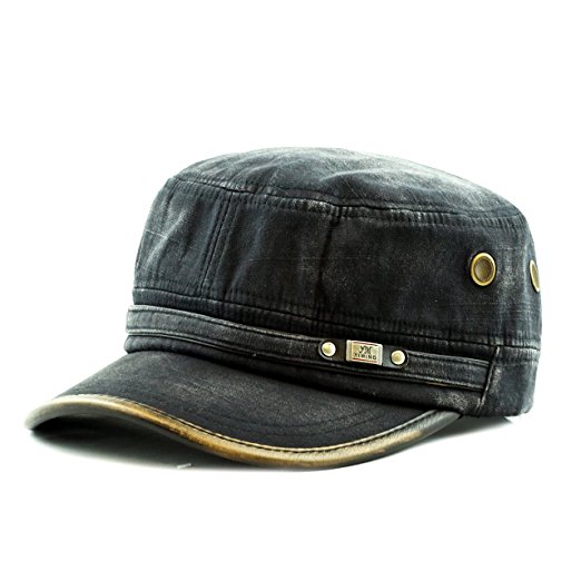 The Hat Depot 200h5149 High Quality Washed Cotton Cadet Cap