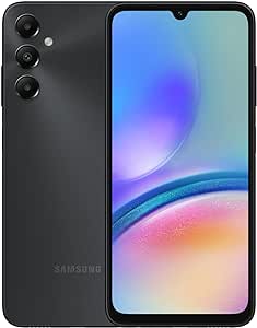 Samsung Galaxy A05s, Android Smartphone, Dual SIM Mobile Phone, LTE, 4GB RAM, 128GB Storage,Unlcoked International Version (Black)