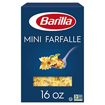 Barilla Pasta, Mini Farfalle, 16 Ounce