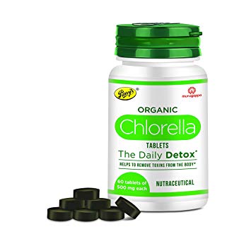 Parry Wellness Organic Chlorella – The Ultimate Detox Superfood – Protects Liver and promotes Liver Health | Removes Heavy Metals & Body Toxins | 100% Organic and Safe - 60 Tablets