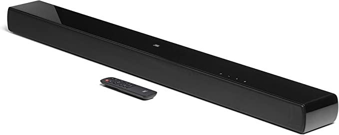 JBL Cinema SB120 2.0 Channel Soundbar with Built-in Subwoofer, 110W - Black