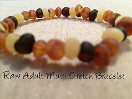 8 inch healing arthritis carpal tunnel Baltic Amber Bracelet for Adults Raw Unpolished Multi Cherry Milk Honey Cognac Stretch Boy Girl Unisex Man Woman Certified Authentic. Anti-inflammatory, Reduction in Inflamation Symptoms Such As Carpal Tunnel, Back Aches, Head Aches, Tooth Aches, Swelling, General Aches and Pains. Highest Quality Helps with soothing and insomnia, stress, and some reflux & eczema.