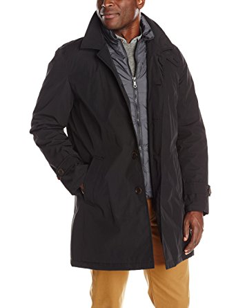 Tommy Hilfiger Men's Poly-Twill Trench Coat