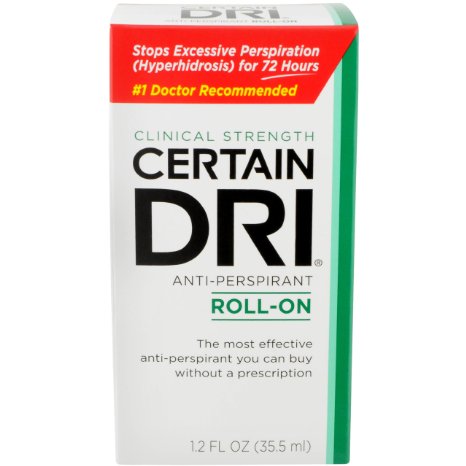 Certain Dri Roll-On Anti-Perspirant 12 Fl  Ozs Pack of 3