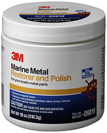 3M Marine Metal Restorer and Polish (18-Ounce Paste)