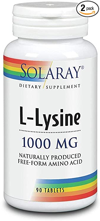 Free-Form L-Lysine Solaray 90 Tabs