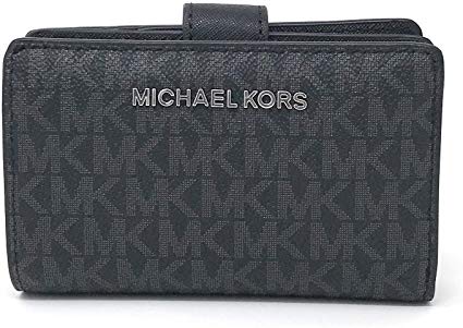 Michael Kors Jet Set Travel Saffiano Leather Bifold Zip Coin Wallet