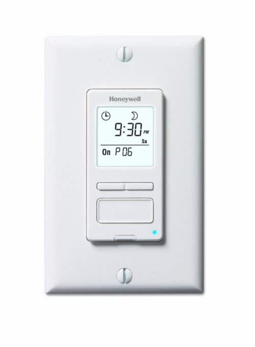 Honeywell RPLS540A ECONOSwitch Programmable Timer Switch, White