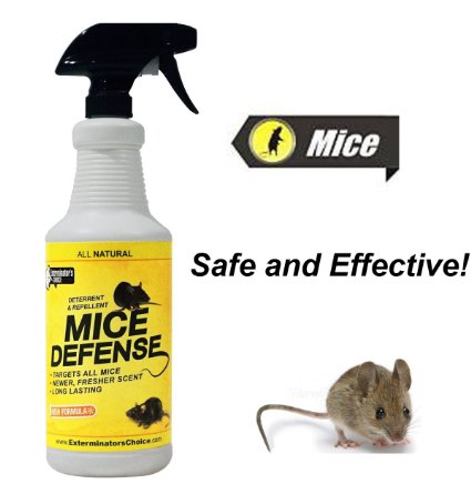 Mice Defense 32oz Repellent Deterent Spray All Natural-For All Types of Mice