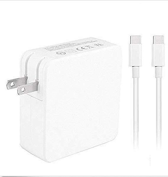87W USB-C Power Adapter Charger，Compatible with MacBook Pro 15" and Other USB-C Devices with 5.9Ft Type C Charging Cable