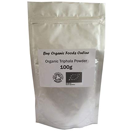 Organic Triphala Powder Soil Association Certified FREE P&P (100g Organic Triphala Powder)