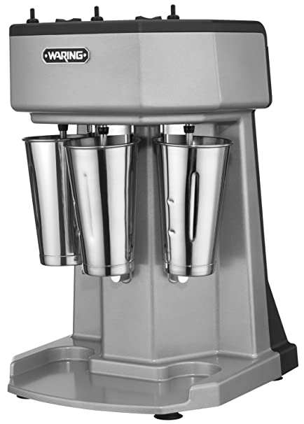 Waring Commercial Heavy Duty Diecast Metal Triple Spindle Drink Mixer