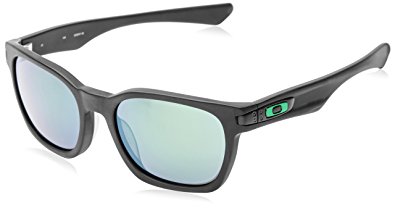 Oakley Garage Rock LX Men's Asian Fit Authentic Sunglasses - Matte Black/Jade Iridium