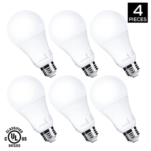 HyperSelect 14W LED A21 - E26 Bulb Non-Dimmable [100W Equivalent], 3000K (Soft White Glow), 1200 Lumen, Medium Screw Base, 340° Omnidirectional - (6-Pack)