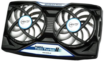 ARCTIC Accelero Twin Turbo II VGA Cooler - nVidia & AMD, Dual Quiet 92mm PWM Fans, SLI/CrossFire