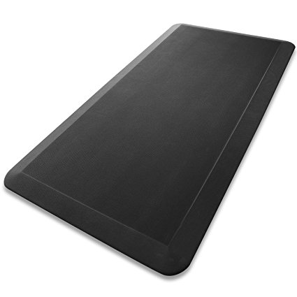 Miusco Cloud Mat, Certified Anti-Fatigue Standing Desk Comfort Mat, 20 X 39 inch, Black