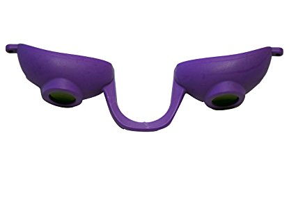 Super Sunnies Flexible Tanning Bed Goggles Eye Protection UV Glasses (Purple)
