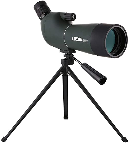LU2000 Telescope 20-60x60 AE Waterproof Angled Astronomy Spotting Scope with Tripod, 45-Degree Eyepiece, Optics Zoom 39-19m/1000m Mono for Bird Animal Watching Wildlife Scenery