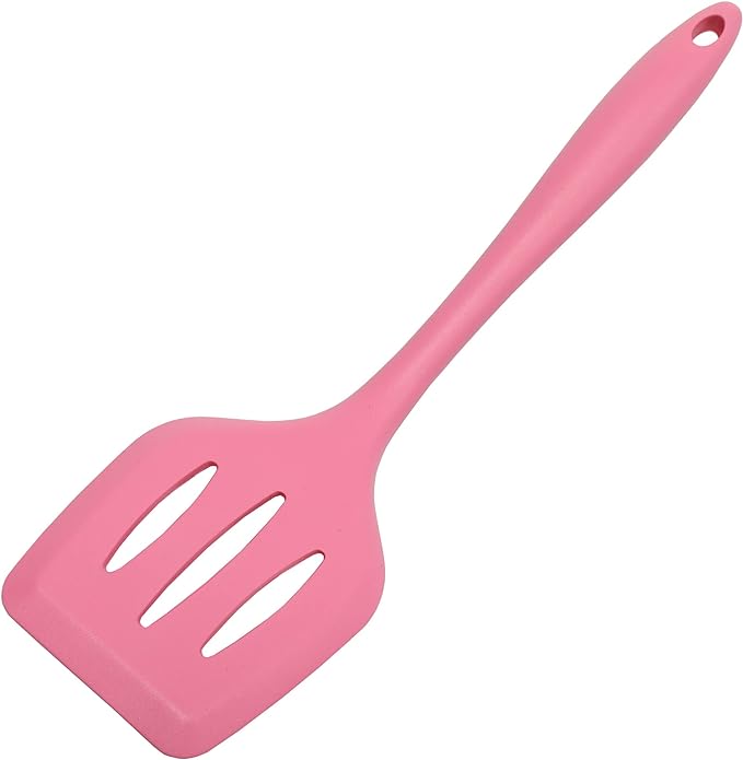 Chef Craft Premium Silicone Spatula/Turner, 11.75 inch, Pink