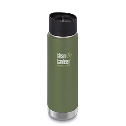 Klean Kanteen Insulated Wide Stainless Steel Coffee Mug with Café Cap 2.0