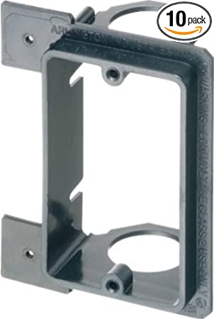 Arlington LVMB1 1-Gang Low Voltage Mounting Bracket for New Construction, 10-Pack
